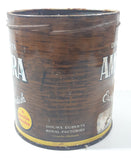 Vintage Douwe Egberts Amphora Extra Mild Cavendish Pipe Tobacco Brown and Yellow Tin Can No Lid