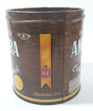 Vintage Douwe Egberts Amphora Extra Mild Cavendish Pipe Tobacco Brown and Yellow Tin Can No Lid
