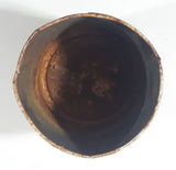 Vintage Douwe Egberts Amphora Extra Mild Cavendish Pipe Tobacco Brown and Yellow Tin Can No Lid