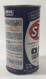 Vintage STP Secret Formula Super Concentrated 100% Pure Petroleum Oil Treatment Add To Your Oil 15 Imp. Flu, Ozs. 5 1/4" Tall Metal Can