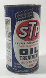 Vintage STP Secret Formula Super Concentrated 100% Pure Petroleum Oil Treatment Add To Your Oil 15 Imp. Flu, Ozs. 5 1/4" Tall Metal Can
