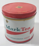 Vintage Mark Ten Full Flavour Virginia Fine Cut Cigarette Tobacco Tin Metal Can