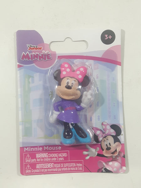 2022 Just Play Disney Junior Minnie Mouse 2 3/8" Tall Toy Figure New in Package