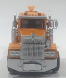 Peterbilt Cement Truck Yellow Die Cast Toy Car Vehicle Missing Barrel