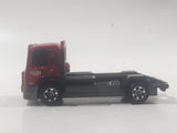 2019 Matchbox MBX Service MBX Flatbed King Dark Red Die Cast Toy Car Vehicle Missing Bed
