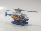 1999 Matchbox Wilderness Adventure Rescue Chopper Alpine Rescue White Die Cast Toy Aircraft Vehicle