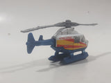 1999 Matchbox Wilderness Adventure Rescue Chopper Alpine Rescue White Die Cast Toy Aircraft Vehicle