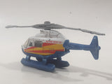 1999 Matchbox Wilderness Adventure Rescue Chopper Alpine Rescue White Die Cast Toy Aircraft Vehicle