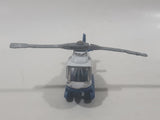 1999 Matchbox Wilderness Adventure Rescue Chopper Alpine Rescue White Die Cast Toy Aircraft Vehicle