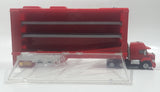 2012 Disney Pixar Cars Mack Red Semi Truck Hauler 16 Miniature Cars Plastic Storage Case