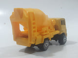 Maisto Cement Mixer Truck Yellow Die Cast Toy Car Construction Equipment Building Vehicle