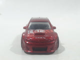 2012 Hot Wheels Subaru WRX STI Red Die Cast Toy Car Vehicle