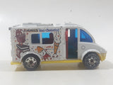 2002 Matchbox Kids' Cars of the Year Ice Cream Truck White Die Cast Toy Car Vehicle with Opening Door