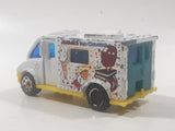 2002 Matchbox Kids' Cars of the Year Ice Cream Truck White Die Cast Toy Car Vehicle with Opening Door