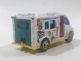 2002 Matchbox Kids' Cars of the Year Ice Cream Truck White Die Cast Toy Car Vehicle with Opening Door