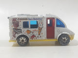 2002 Matchbox Kids' Cars of the Year Ice Cream Truck White Die Cast Toy Car Vehicle with Opening Door