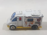 2002 Matchbox Kids' Cars of the Year Ice Cream Truck White Die Cast Toy Car Vehicle with Opening Door
