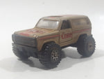 1988 Hartoy Coca Cola Coke Soda Pop Chevrolet Blazer Brown White Red Die Cast Toy Car Vehicle with Opening Doors