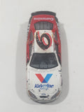2000 Racing Champions NASCAR White Knuckle Racing #6 Ford Cummins Valvoline Max Life White Blue 1:64 Scale Die Cast Toy Race Car Vehicle