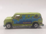 Vintage Soma Super Wheel Bedford Van Surfer Lime Green Die Cast Toy Car Vehicle