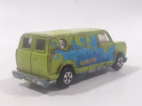 Vintage Soma Super Wheel Bedford Van Surfer Lime Green Die Cast Toy Car Vehicle