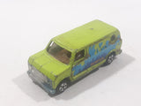 Vintage Soma Super Wheel Bedford Van Surfer Lime Green Die Cast Toy Car Vehicle