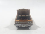 2007 Johnny Lighting Those 70s No. 944 1974 Chevrolet Caprice Estate Station Wagon Metalflake Gold Die Cast Toy Car Vehicle with Opening Hood