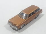 2007 Johnny Lighting Those 70s No. 944 1974 Chevrolet Caprice Estate Station Wagon Metalflake Gold Die Cast Toy Car Vehicle with Opening Hood
