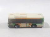 Tomy Tomica No. 28 Isuzu Erga Bus White Green Orange 1/135 Scale Die Cast Toy Car Vehicle