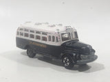 Tomica No. 6 Isuzu Bonnet Bus Police Department Prisoner Transport Black and White 1/110 Scale Die Cast Toy Car Vehicle