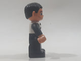 Lego Duplo Prisoner Inmate 92116 Black and White Striped 2 1/2" Tall Toy Figure 47394