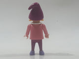 2005 Geobra Playmobil Santa's Workshop Advent Calendar Elf Girl in Pink and Purple 2 3/8" Tall Toy Figure