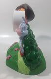 2003 ThinkTek Vicaom Nickelodeon Dora The Explorer Dora and Boots Plastic Singing Alarm Clock