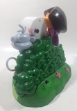 2003 ThinkTek Vicaom Nickelodeon Dora The Explorer Dora and Boots Plastic Singing Alarm Clock
