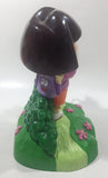 2003 ThinkTek Vicaom Nickelodeon Dora The Explorer Dora and Boots Plastic Singing Alarm Clock