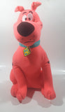 2015 Toy Factory Hanna Barbera Scooby-Doo! Fluorescent Pink Scooby 12" Tall Stuffed Toy Plush Character