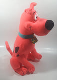 2015 Toy Factory Hanna Barbera Scooby-Doo! Fluorescent Pink Scooby 12" Tall Stuffed Toy Plush Character