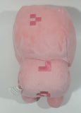 2014 Mojang Minecraft Pink Pig 6" Stuffed Toy Character Plush