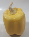Vintage Ceramic Art Vegetable Yellow Bell Pepper 3 1/2" Tall Hanging Ornament