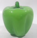 Vintage Art Glass Vegetable Green Bell Pepper 3 3/4" Tall Ornament