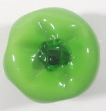 Vintage Art Glass Vegetable Green Bell Pepper 3 3/4" Tall Ornament