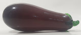 Vintage Art Glass Fruit Eggplant 7" Long Ornament