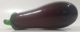 Vintage Art Glass Fruit Eggplant 7" Long Ornament
