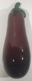 Vintage Art Glass Fruit Eggplant 7" Long Ornament