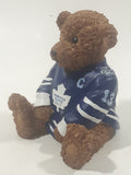 Elby Gifts NHL Power Play Captain Series Toronto Maple Leafs #13 Mats Sundin 3" Tall Resin Teddy Bear Figurine