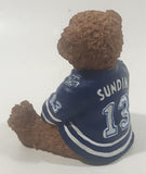 Elby Gifts NHL Power Play Captain Series Toronto Maple Leafs #13 Mats Sundin 3" Tall Resin Teddy Bear Figurine