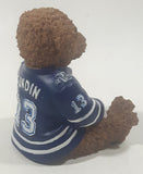Elby Gifts NHL Power Play Captain Series Toronto Maple Leafs #13 Mats Sundin 3" Tall Resin Teddy Bear Figurine
