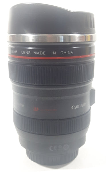 Caniam Camera Lens Shaped Thermos Travel Mug Cup