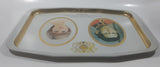 Vintage Elite Trays 26th July 1981 To Commemorate The Marriage of The Prince of Wales and Lady Diana Spencer 11 3/8" x 15" Metal Beverage Serving Tray