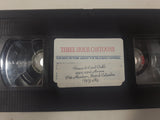 Three Hour Cartoons Movie VHS Video Cassette Tape